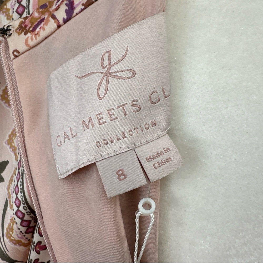 Nwt Gal Meets Glam Stunning Floral Dress Size 8 - Picture 13 of 14